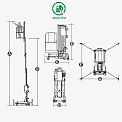 Чертеж Мачтовый подъемник Dingli GTWY11-1300