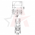 Чертеж Ножничный подъемник AURORA 0407EN 