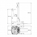 Чертеж Ричтрак AURORA CQD20-GB2SHD, 2т