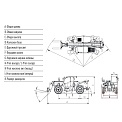 Чертеж Телескопический погрузчик Heli 50THCJ09-CU/L (50H51-90-С3)