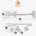 Чертеж Телескопический подъемник Dingli BT24BRT
