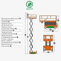 Чертеж Ножничный подъемник Dingli JCPT1614HA
