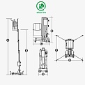 Чертеж Мачтовый подъемник Dingli GTWY9.5-1300